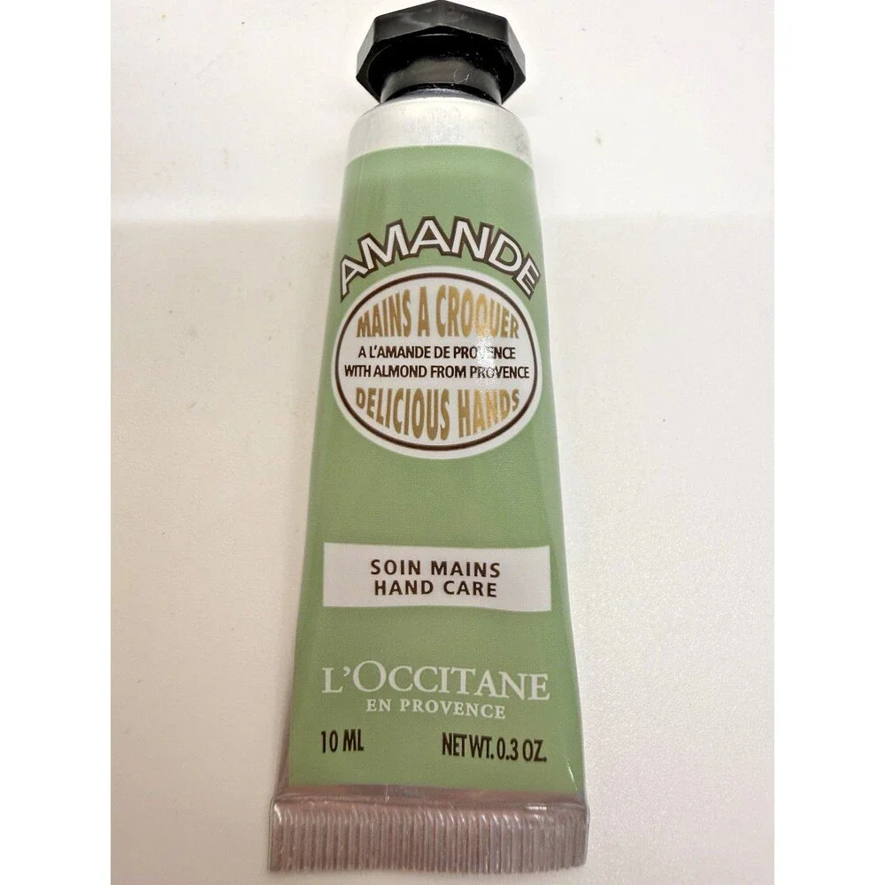 L'Occitane Homme After‎ Shave Balm 2.5oz Amande Hand Cream 0.3oz Set of 2 New